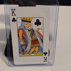 Tiffany & Co King of Clubs Playing Card in Protective Case